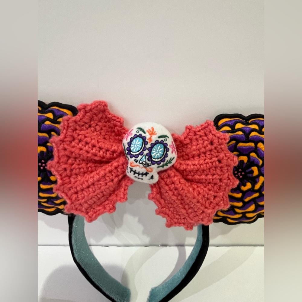 Authentic Disney Parks Minnie Mouse Coco Dia de los Muertos Ear Headband